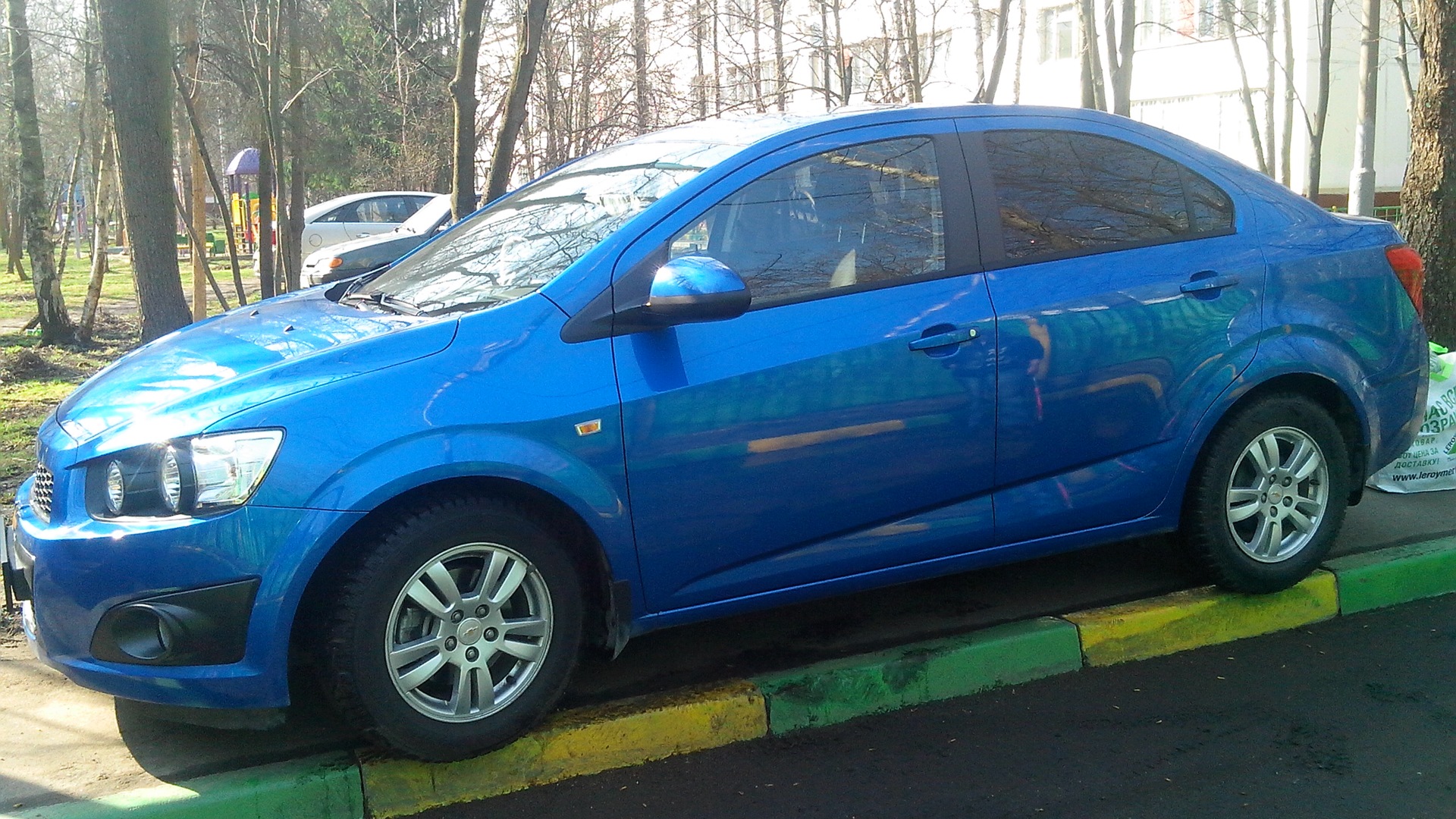 Chevrolet Aveo Sedan (2G) 1.6 бензиновый 2013 | LT Синька с люком. на DRIVE2