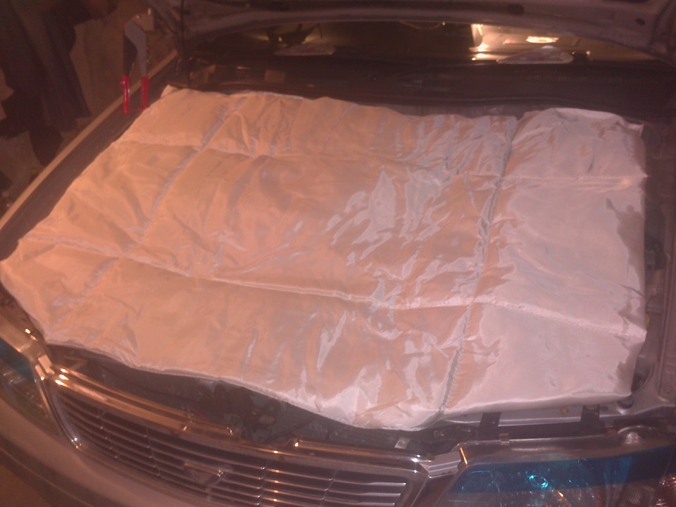 Автоодеялко — Nissan Bluebird (U14), 1,8 л, 1999 года | аксессуары | DRIVE2