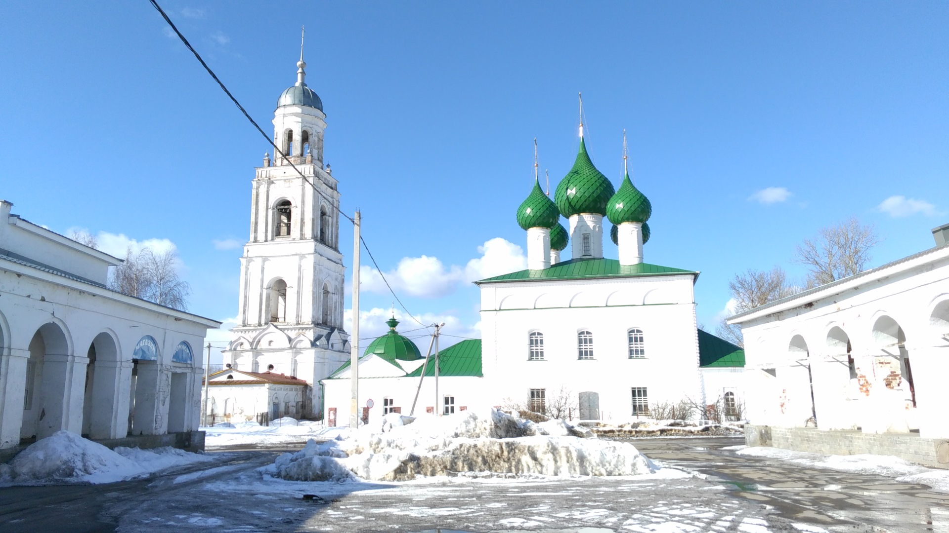 Пошехонье. Пошехонье Ярославская область. Пошехонье храм Троицкий.