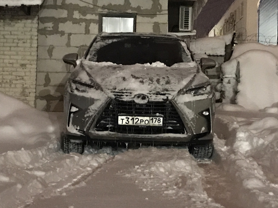 Доброе морозное утро! — Lexus RX (4G), 3,5 л, 2016 года | другое | DRIVE2