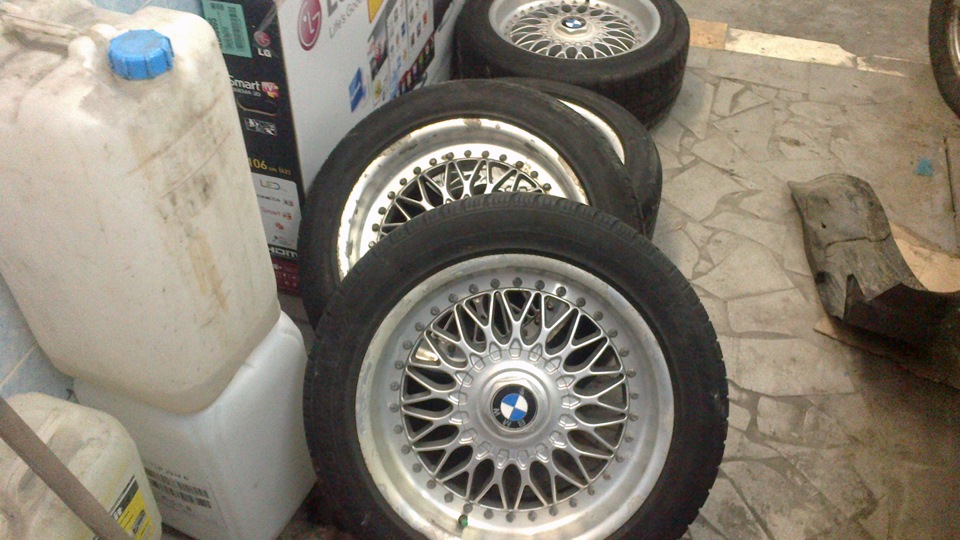 Вот они, вот они диски моей мечты — BMW 7 series (E32), 3 л, 1990 года ...