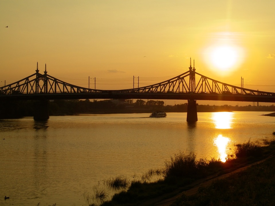 Староволжский мост в твери фото