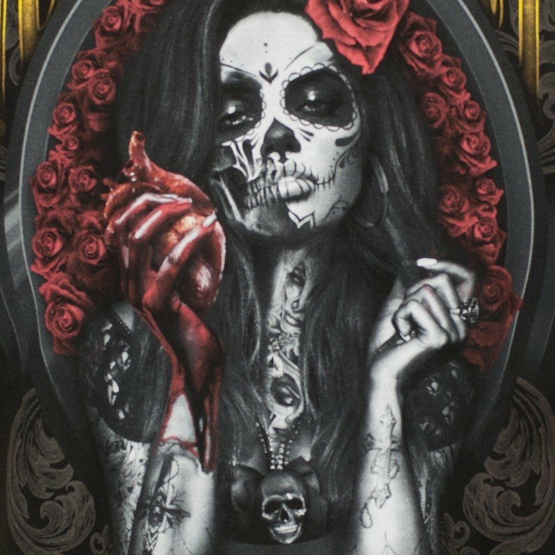 И разбавить слегка мексиканским культом смерти santa muerte. 