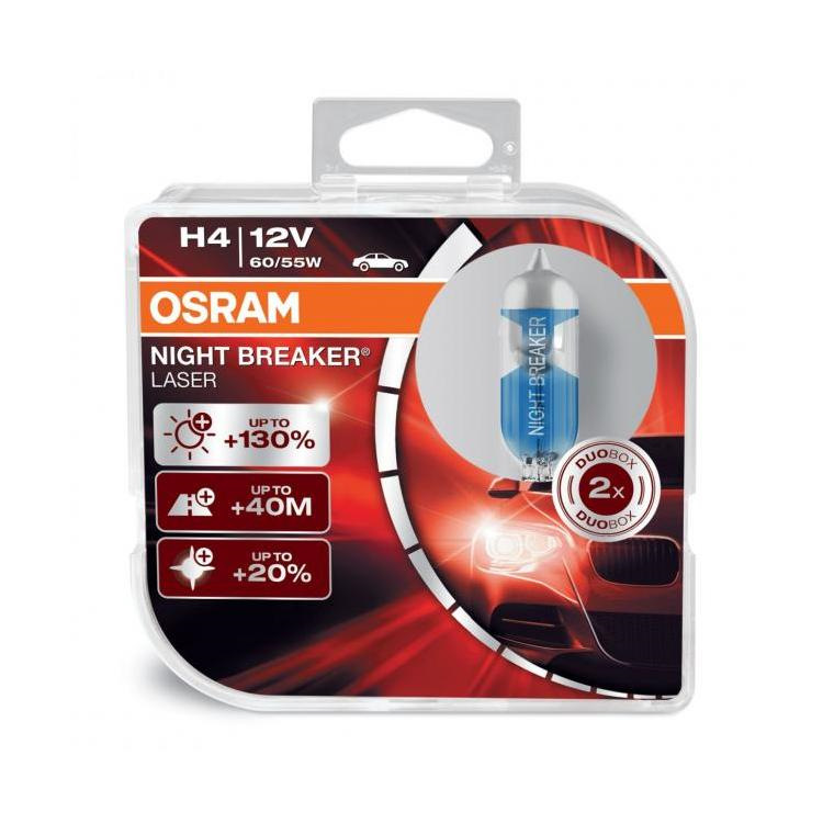 Лампы Osram Night Breaker Laser H4 — Hyundai Solaris, 1,6 л, 2011 года ...