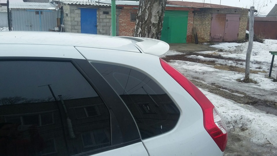 Спойлер Калина спорт — Lada Калина 2 хэтчбек, 1,6 л, 2014 года ...