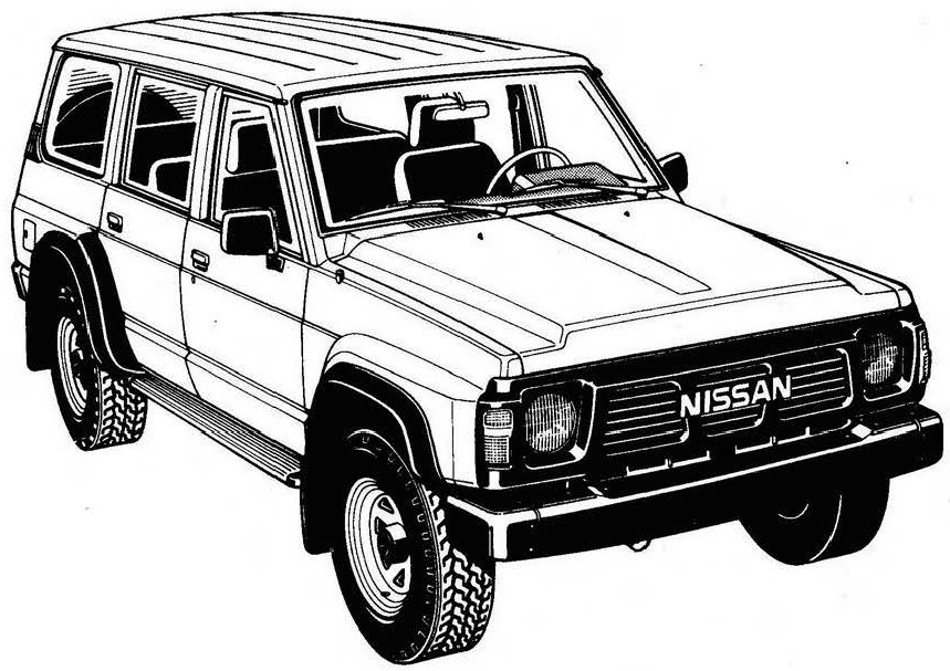 Nissan patrol y60 чертеж