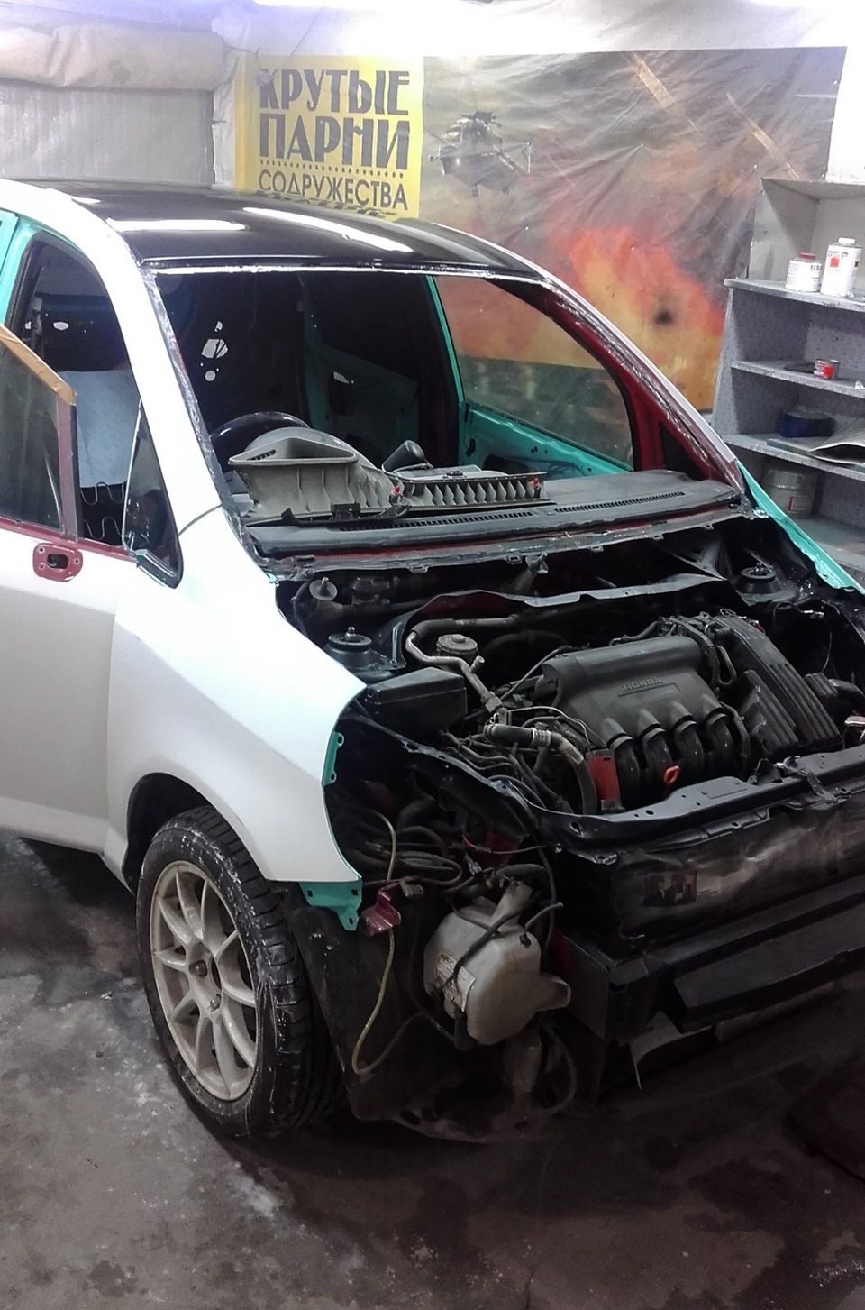 Подготовка кузова к покраске — Honda Fit (1G), 1,3 л, 2001 года | своими  руками | DRIVE2