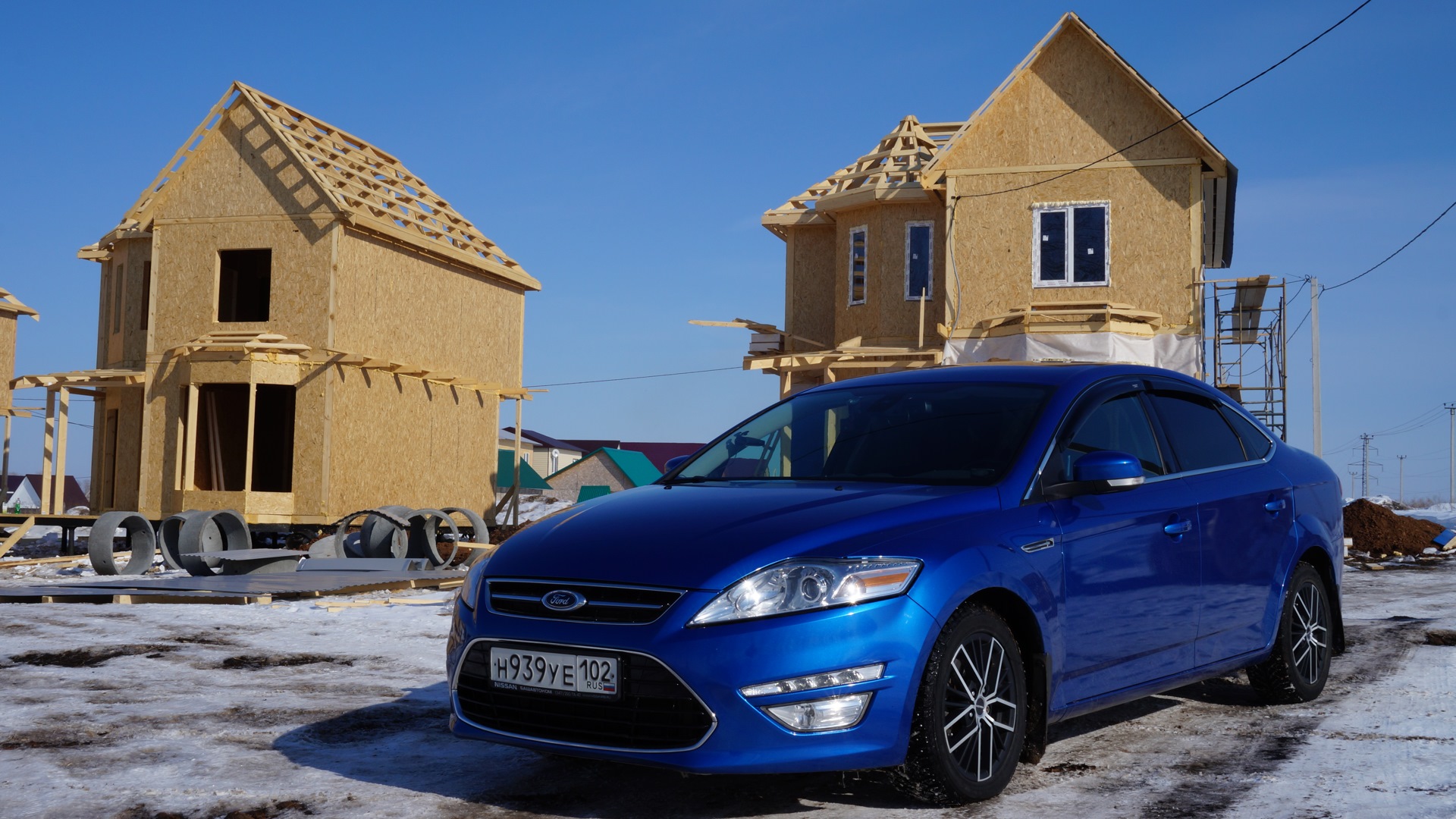 Ford Mondeo 2014 синий