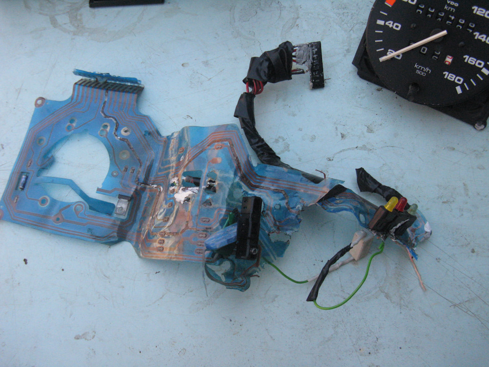 Щиток приборов. Текстолит вместо гибкой платы. — Volkswagen Transporter ...