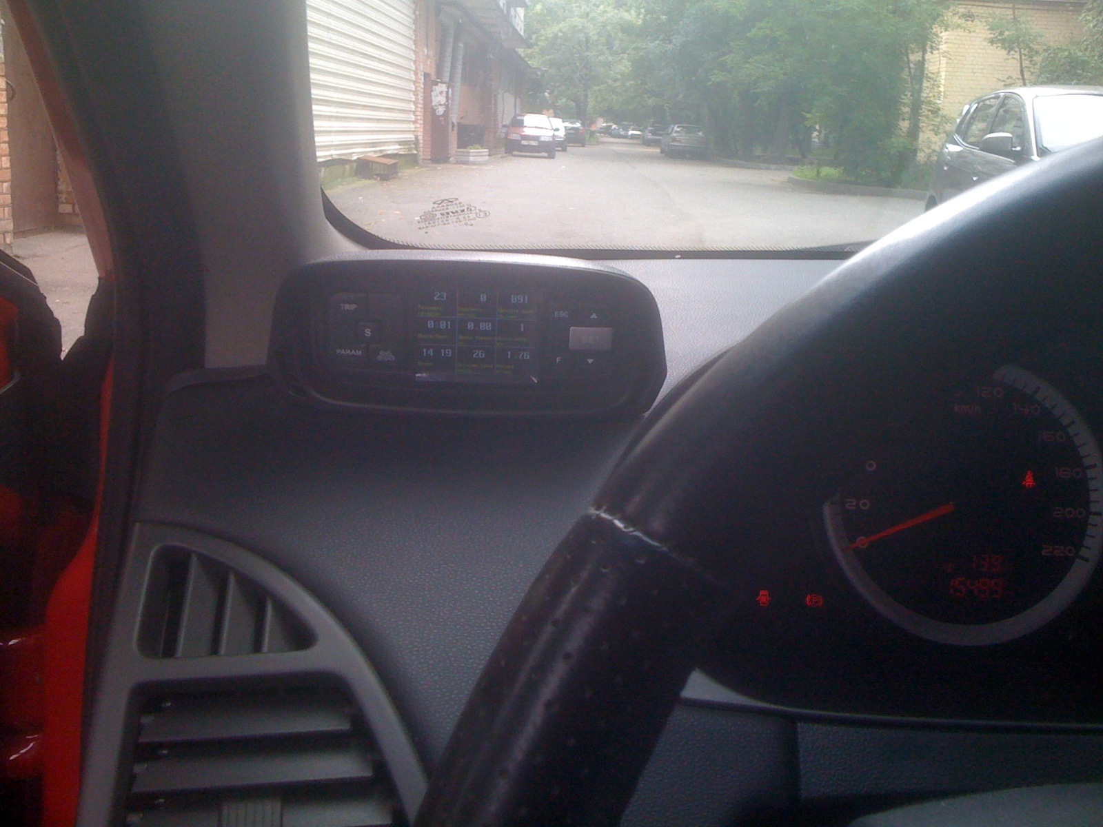 Установка маршрутного компьютера и диодов в габариты — Chery M11, 1,6 л ...