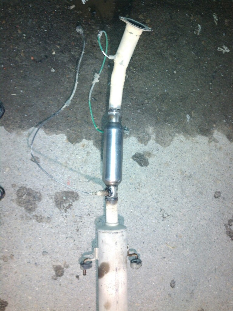 Замена пламегасителя FOX на пламегаситель AWG — Mazda 6 (1G), 2,3 л ...