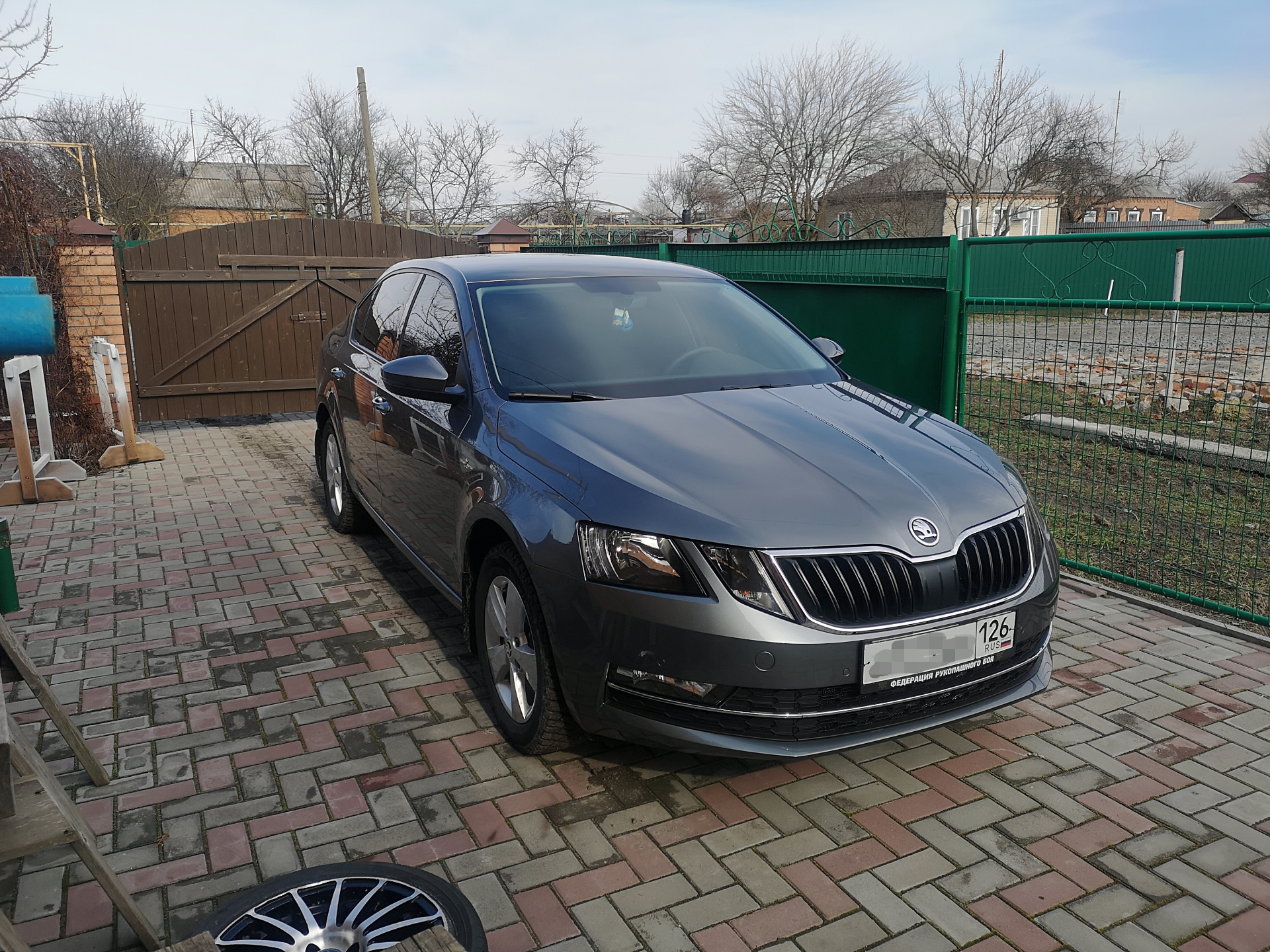 Skoda Octavia a8 серая