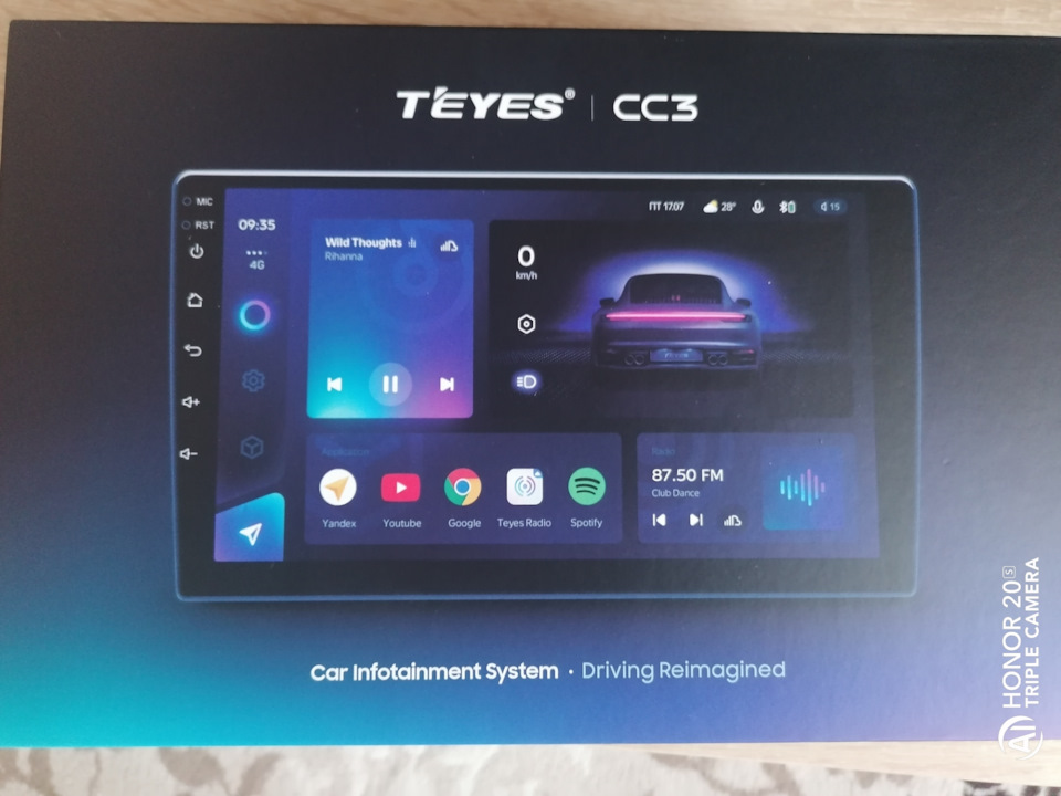 teyes cc3 гранта кросс