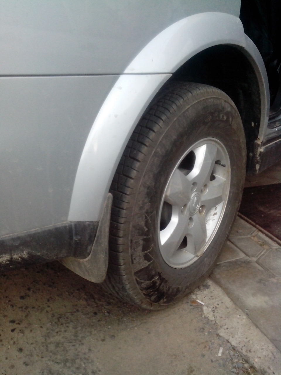 Приобретены брызговики перед, зад — SsangYong Kyron, 2 л, 2013 года ...