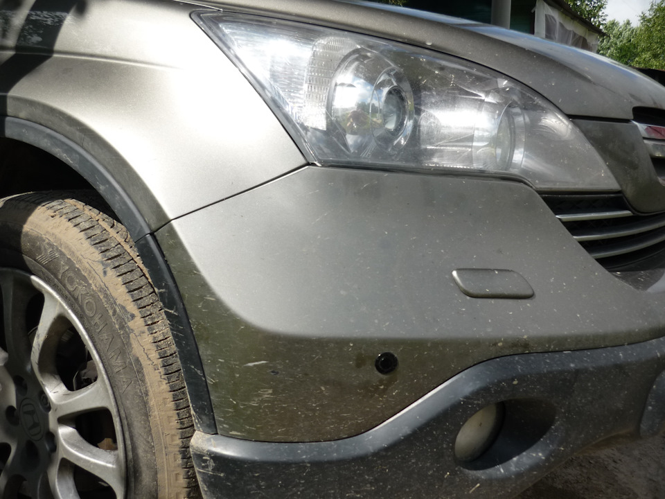 Передние датчики парктроника. Заменил. — Honda CR-V (RE), 2,4 л., 2008 ...