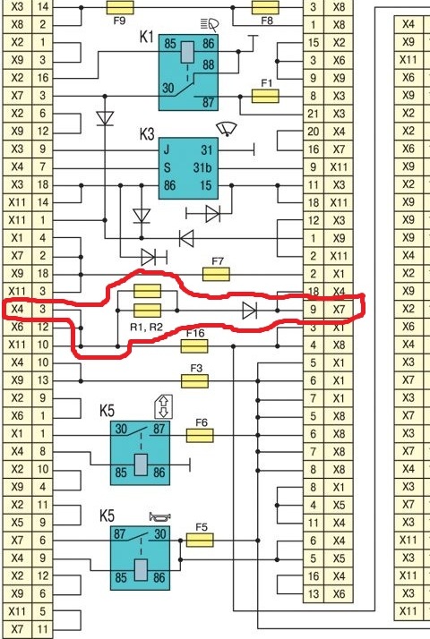 Схема блока предохранителей ваз. Электросхема монтажного блока ВАЗ 2115.