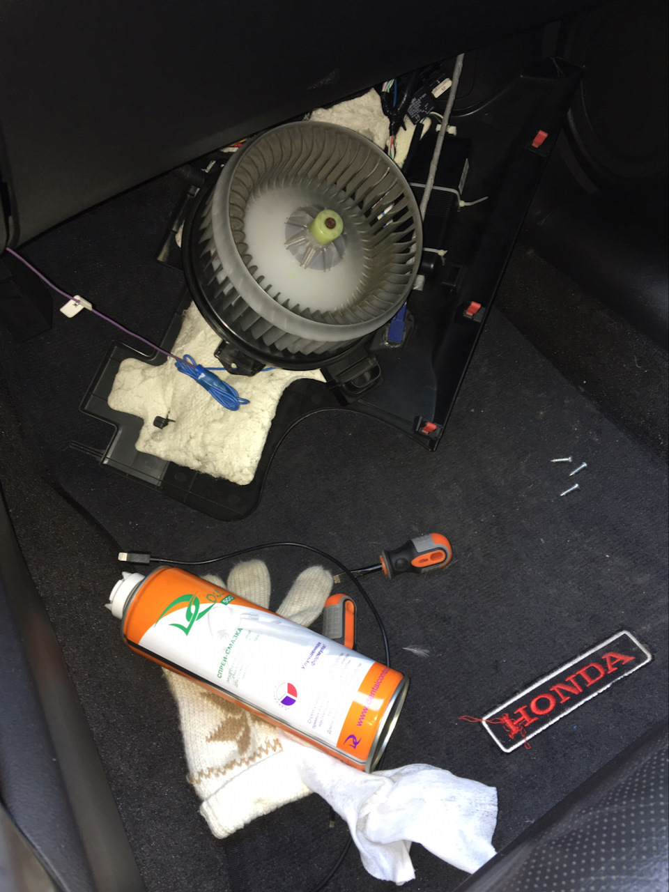 Свист печки — Honda Accord (8G), 2,4 л, 2011 года | своими руками | DRIVE2