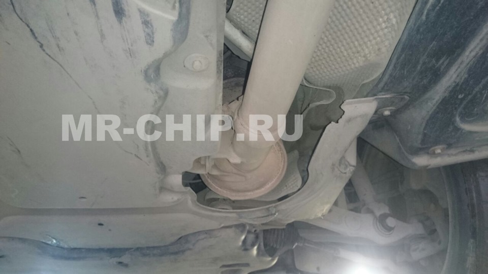 Mercedes Е 220 программное отключение и физическое удаление сажевого ...