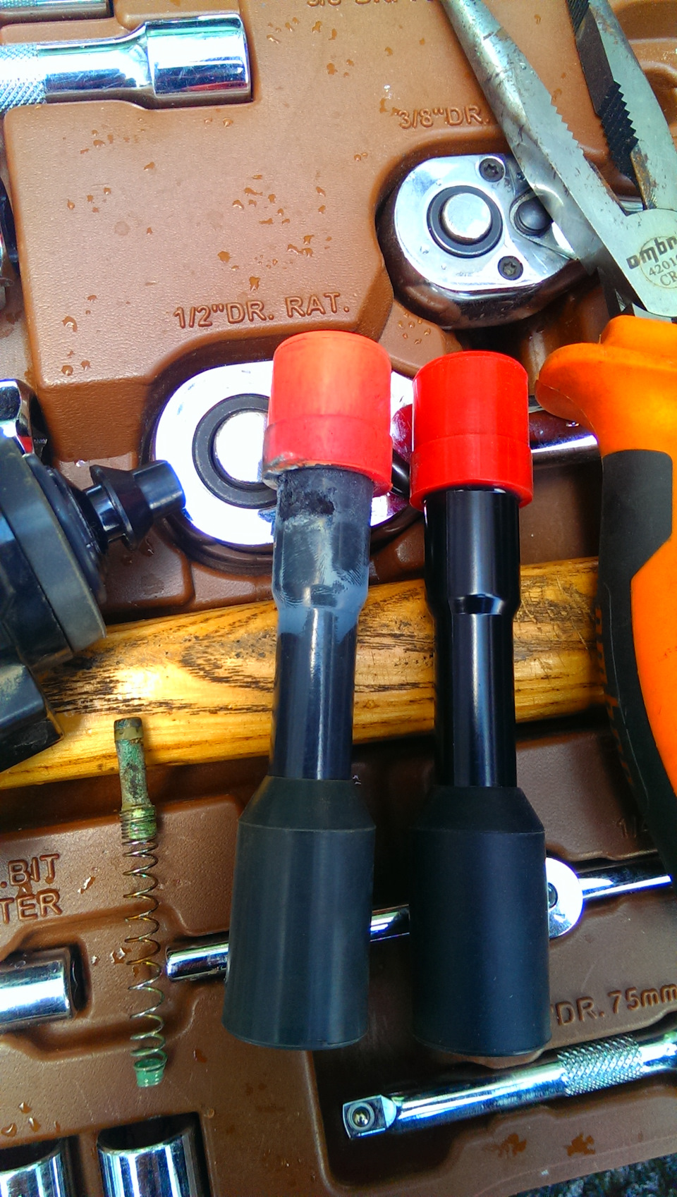 Пробило катушку зажигания — замена наконечника — Honda Jazz (1G), 1,4 л ...