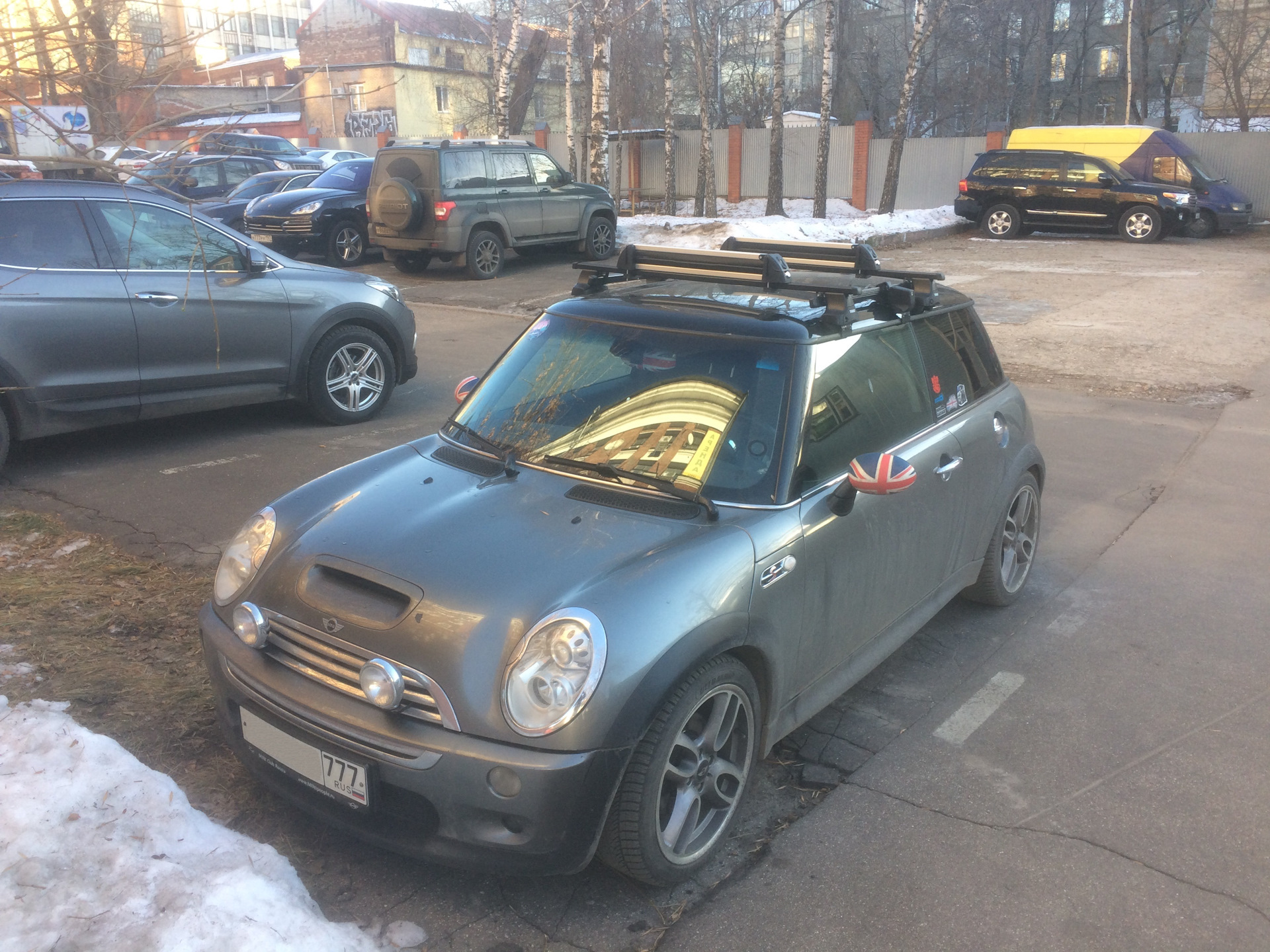 Багажник THULE для не желающих сверлить крышу — MINI Cooper S Mk I, 1,6 л,  2005 года | аксессуары | DRIVE2