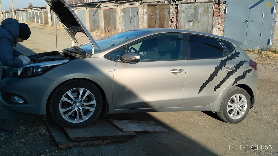 Заменил лампы ДХО и в туманках — KIA Ceed (2G), 1,6 л, 2013 года ...