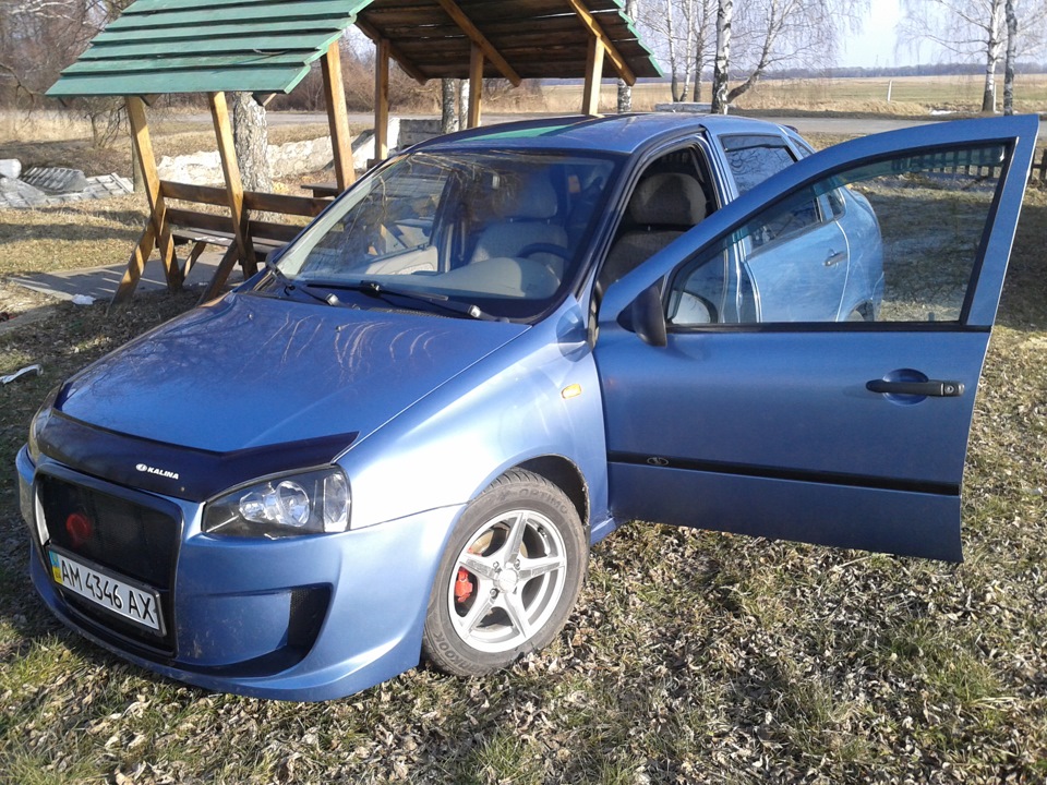 Новый бампер робот — Lada Калина седан, 1,6 л, 2006 года | тюнинг | DRIVE2
