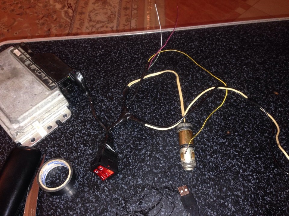 Купил К-Лайн адаптер и собрал проводку для прошивки — Lada 21054, 1,6 л ...