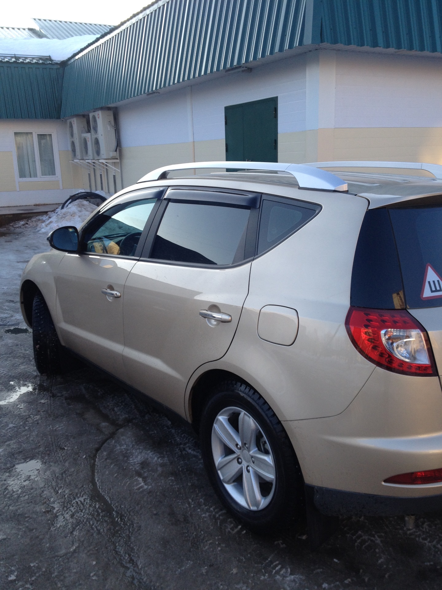 Дефлекторы (+50 кобыл)) — Geely Emgrand X7, 2 л, 2015 года | аксессуары ...