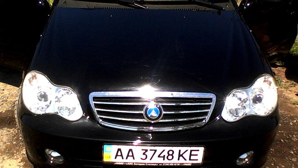 Хочу поменять лампы габаритов, помогите снять фару) — Geely CK, 1,5 л ...