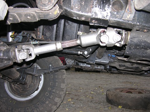 Double driveshaft in action - Toyota Land Cruiser 34L 1983