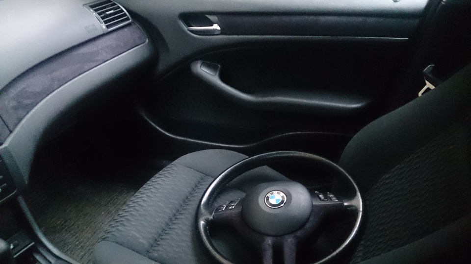 S255A Спортивное рулевое колесо с НПБ кожа — BMW 3 series (E46), 1,9 л ...