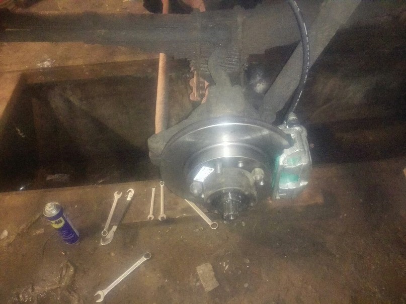 установка дисковых тормозов — УАЗ 452, 4,7 л, 1984 года | тюнинг | DRIVE2