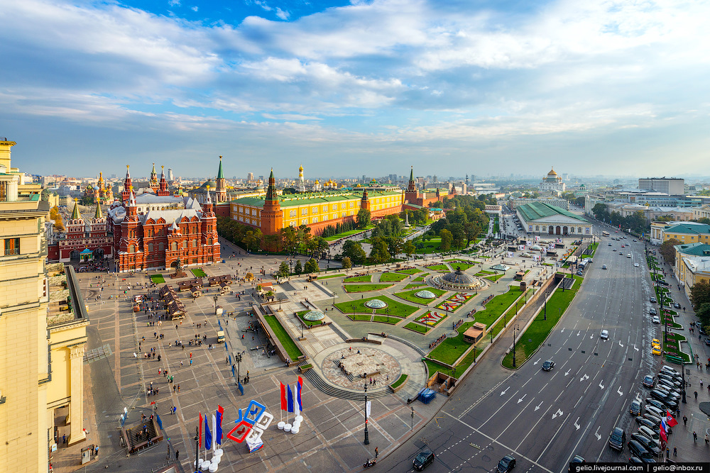 Москва в данное время