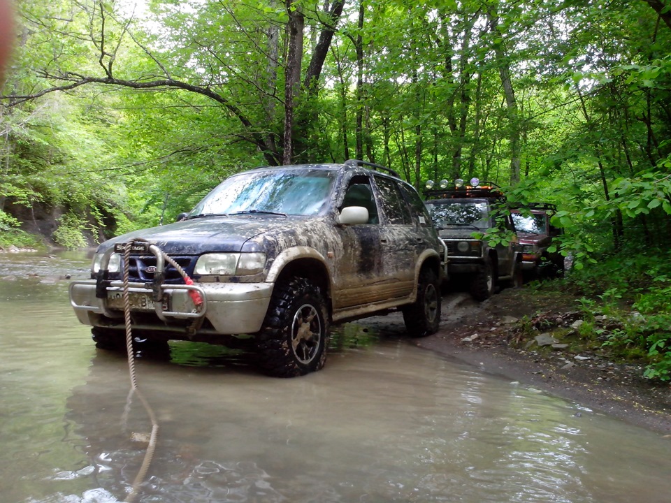 Майские праздники в краснодарском крае — KIA Sportage (1G), 2 л, 1999 ...