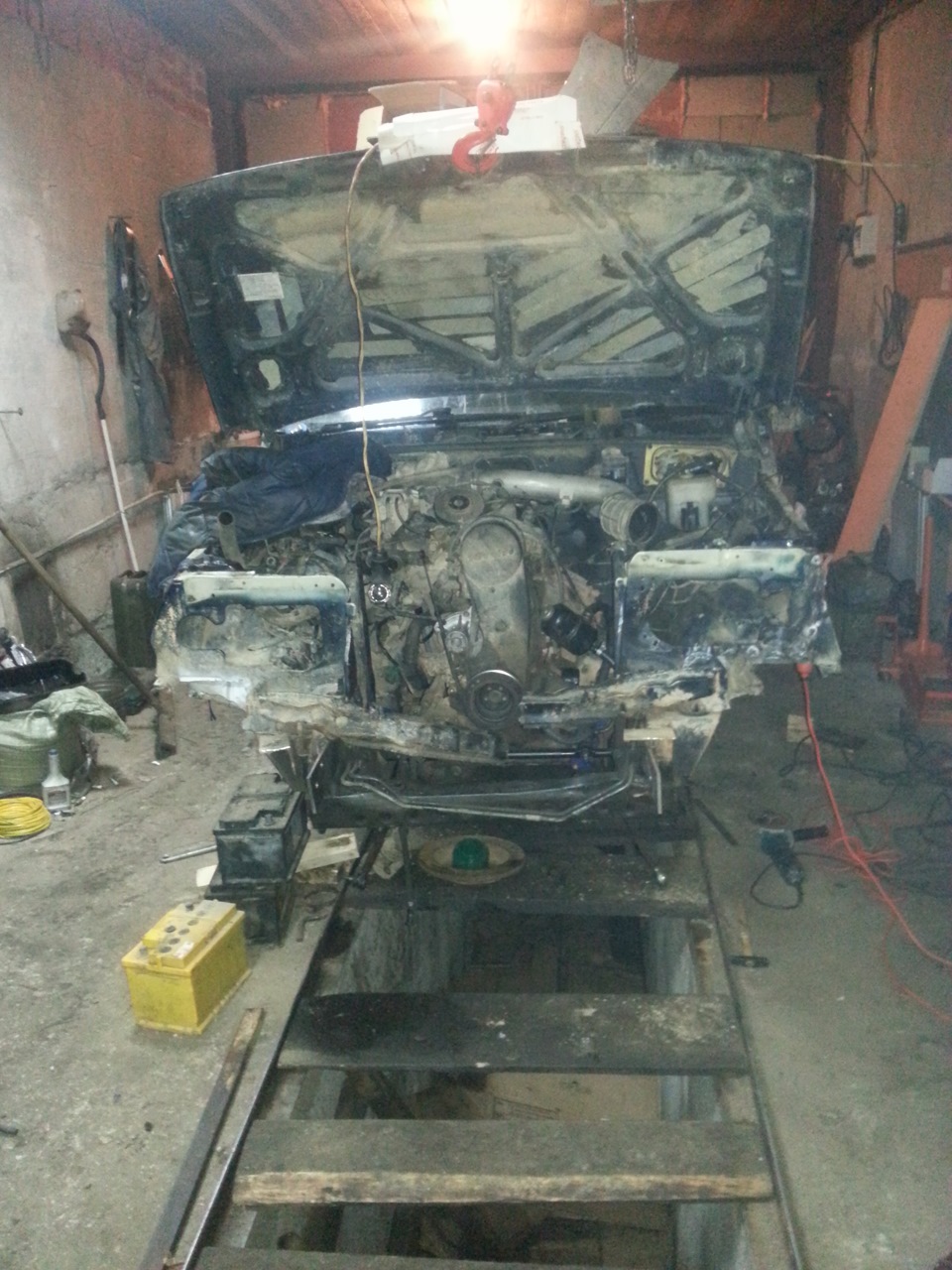 кап.ремонт передних ступиц и переделка рычагов — Suzuki Escudo (1G), 1 ...