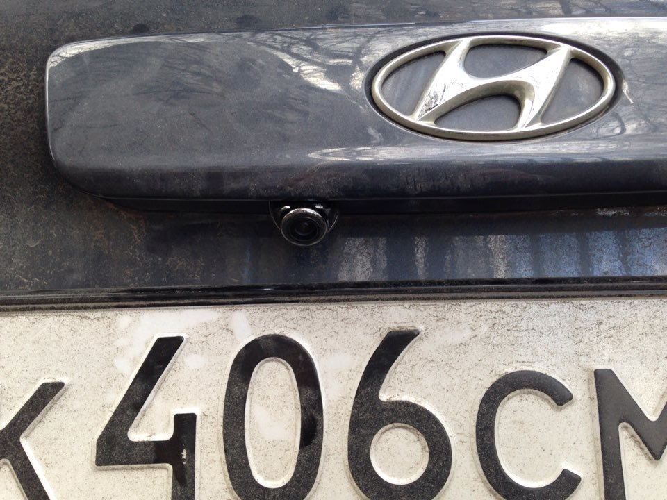 Установил камеру заднего вида — Hyundai Getz, 1,6 л, 2008 года | тюнинг ...
