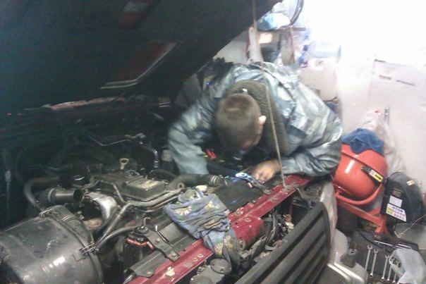 устранение люфта рулевой — Mitsubishi Pajero (2G), 2,8 л, 1995 года ...