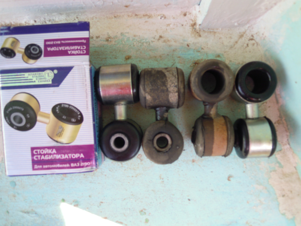 Замена стоек стабилизатора (яйца) — Lada Калина 2 хэтчбек, 1,6 л, 2013 ...