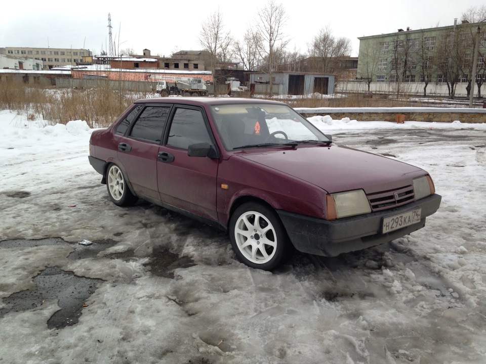Переобулся — Lada 21099, 1,5 л, 1996 года | колёсные диски | DRIVE2