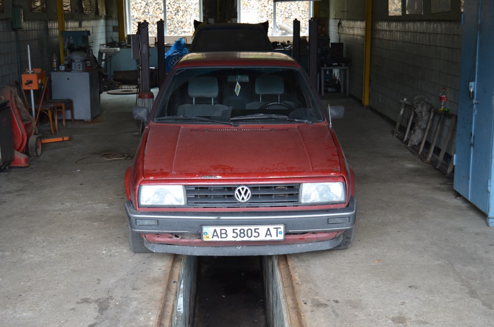 Рейка рулевая, шаровая, граната — Volkswagen Jetta II, 1,8 л, 1984 года ...