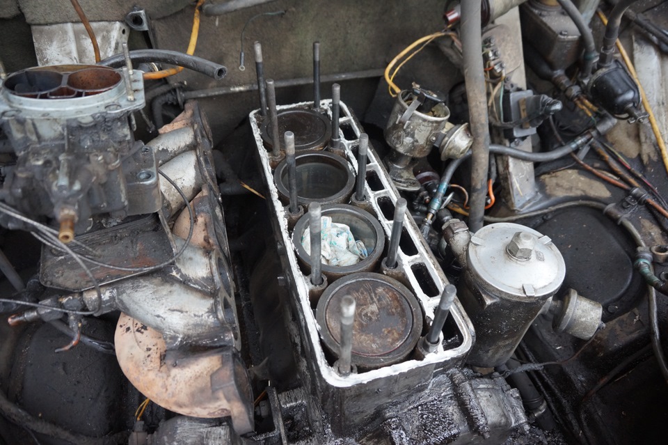 Почти всё собрал, померил компрессию. Лучше бы не мерил:D — ГАЗ 24, 2,9 ...