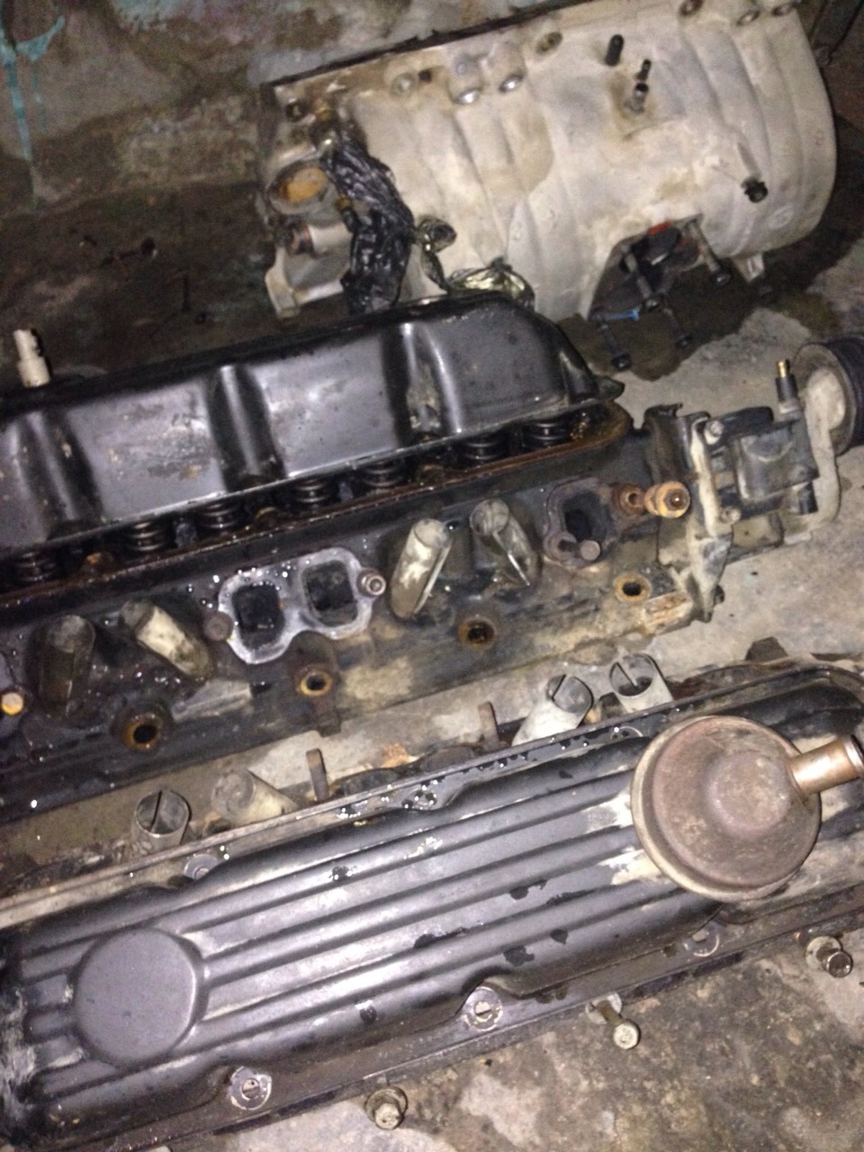 ремонт двигателя — Jeep Grand Cherokee (ZJ), 5,2 л, 1996 года | своими ...