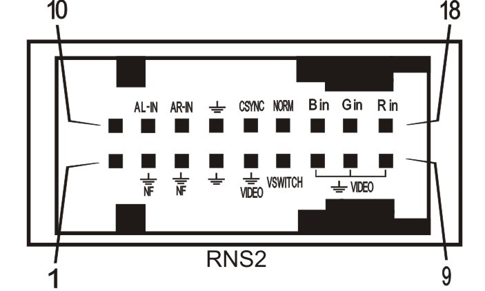 Схема подключения rns e