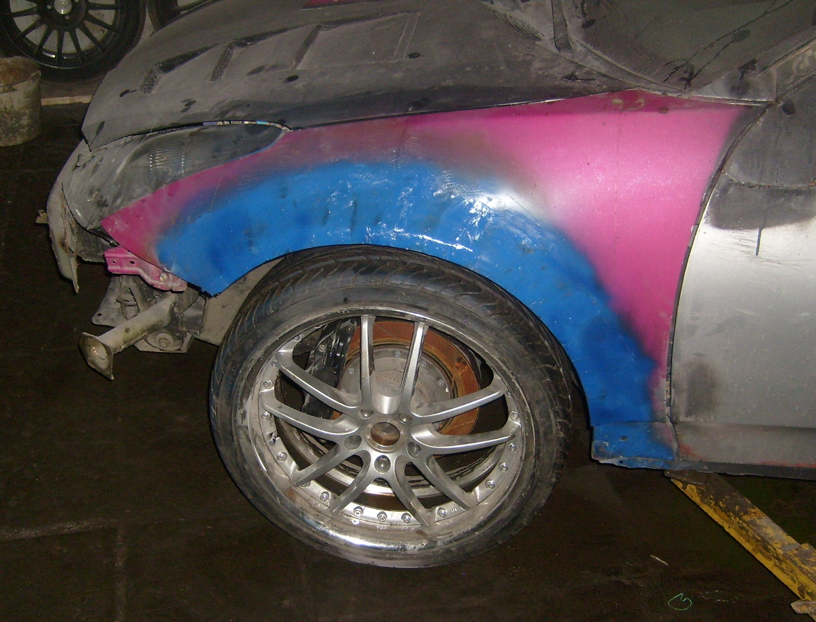 Front arches part 1 - Toyota Celica 18 L 2003