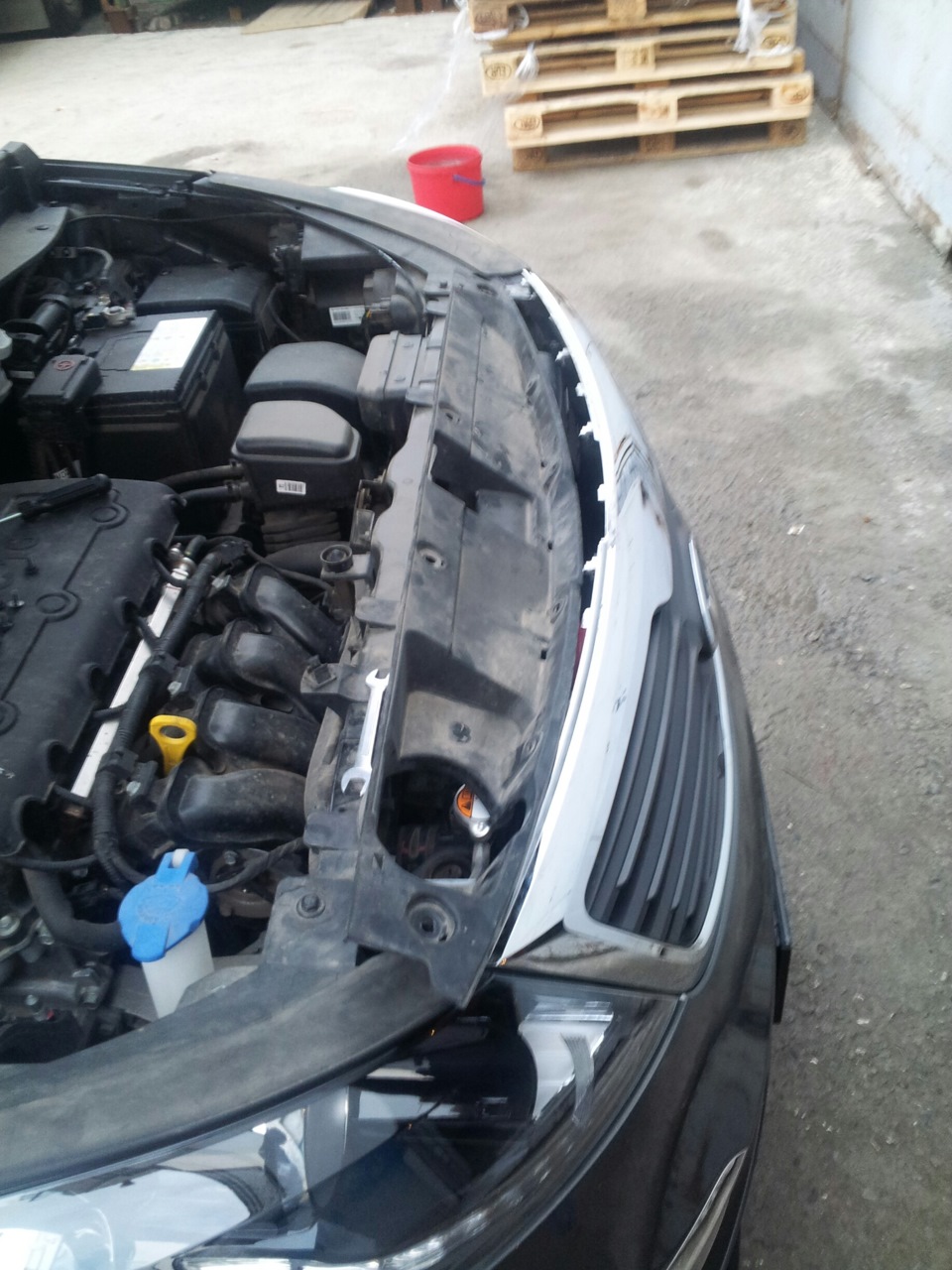 Клаксон Hella — KIA Sportage (3G), 2 л, 2013 года | аксессуары | DRIVE2