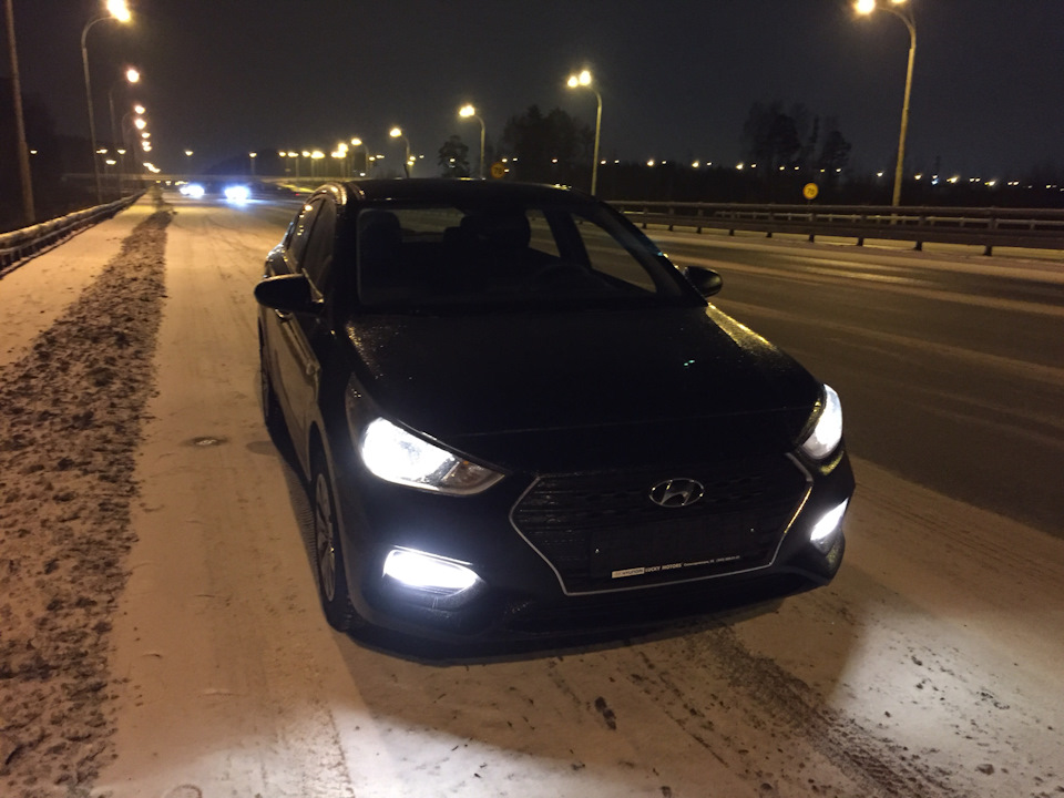 Перегон в ХМАО, расход топлива — Hyundai Solaris (2G), 1,4 л, 2017 года ...