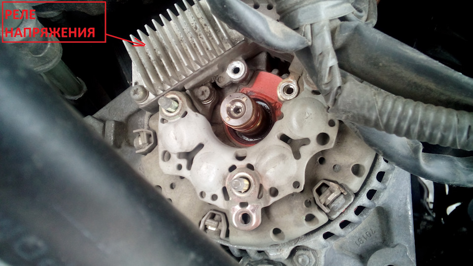 Щетки Генератора — Toyota Corolla (120), 1,8 л, 2001 года | поломка ...