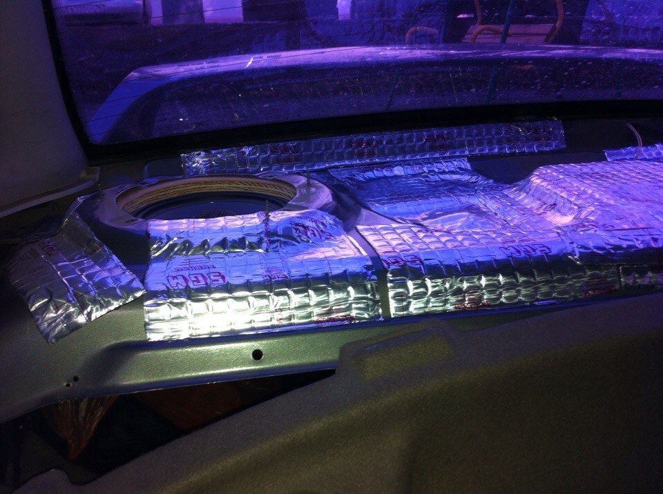 #3 ШВИ задней полки! — Lada Калина седан, 1,6 л, 2008 года | автозвук ...