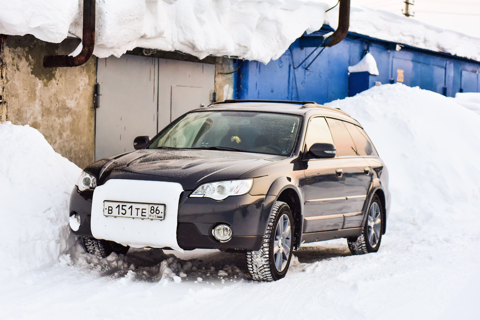 суба-холода… — Subaru Outback (BP), 2,5 л, 2007 года | наблюдение | DRIVE2