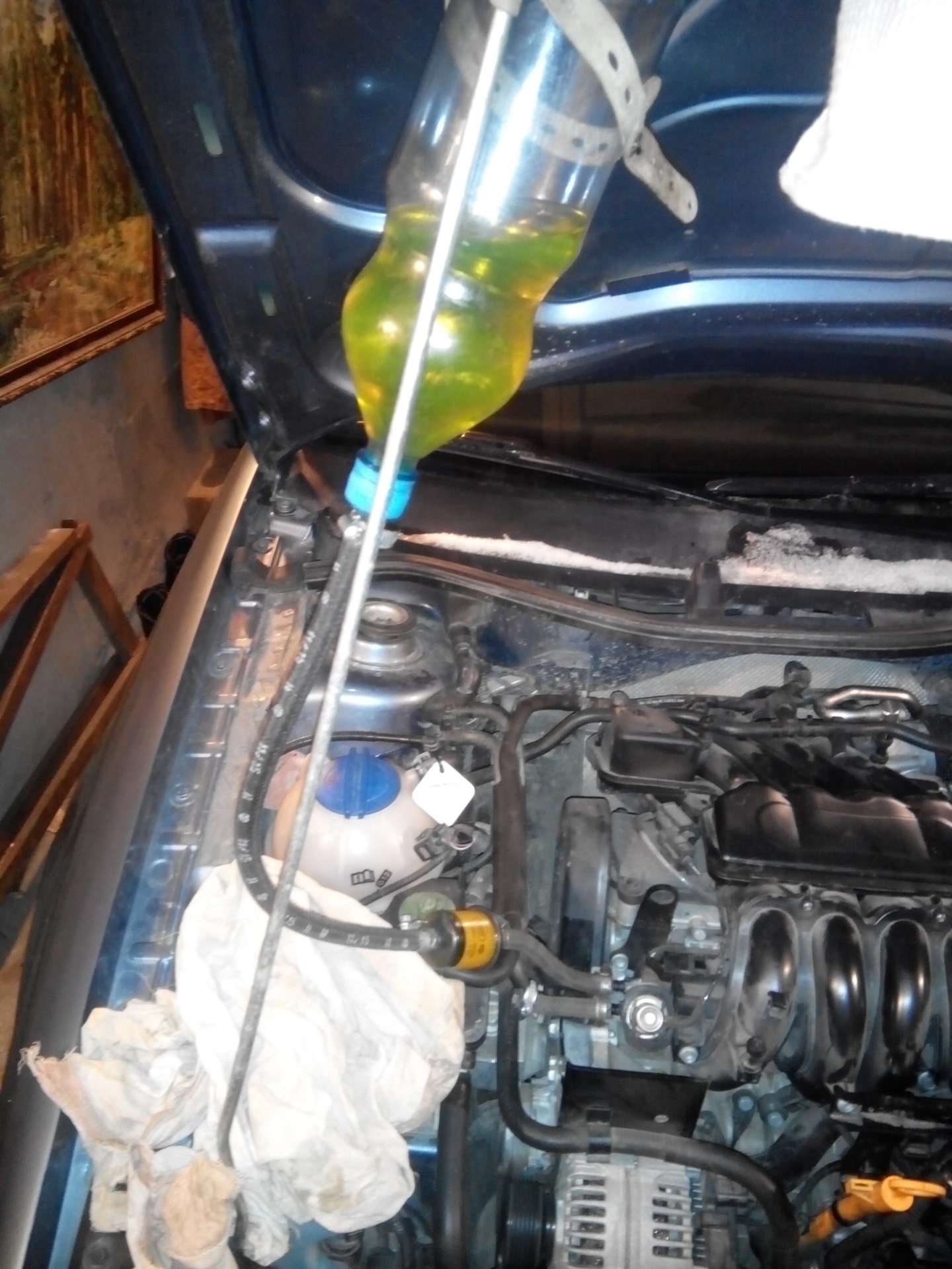 Промывка топливной системы — Skoda Octavia A4 Mk1, 1,6 л, 2007 года ...